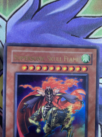 WB01-EN001 Supersonic Skull Flame Ultra Rare Promo NM Yugioh Card (back)