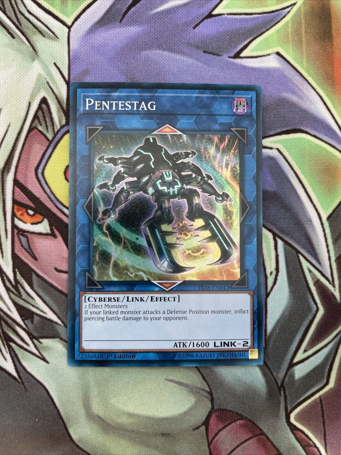 YS18-EN042 Pentestag Super Rare 1st Edition NM Yugioh Card