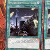 RATE-EN000 Yugioh 3x Rare Fusion Recycling Plant Mixed Editions (NM)