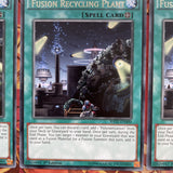 RATE-EN000 Yugioh 3x Rare Fusion Recycling Plant Mixed Editions (NM)