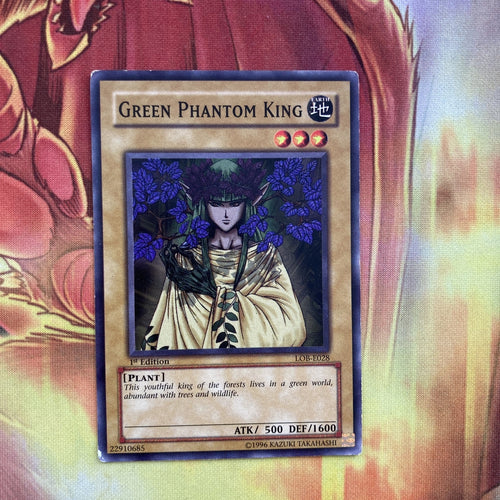 LOB-E028 Green Phantom King Common 1st Edition YuGiOh played