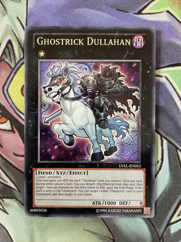 LVAL-EN053 Ghostrick Dullahan Rare 1st Edition Yugioh Card Near Mint