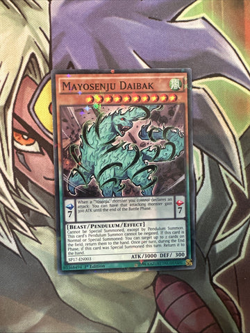 SP17-EN003 Mayosenji Daibak Starfoil Rare 1st Edition NM Yugioh Card