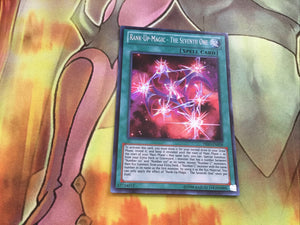 PRIO-EN058 Rank-up magic - the seventh one UNL edition secret rare Yugioh card