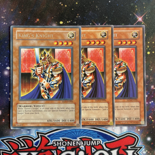 EEN-EN006 x3 King's Knight Common Playset Yugioh