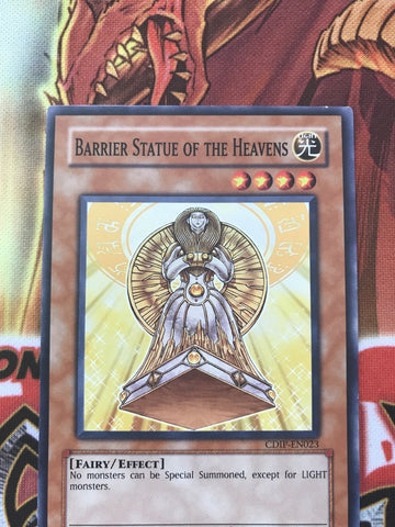 DLG1-EN045 Barrier Statue of the Heavens  Common 1st Edition YuGiOh (back)