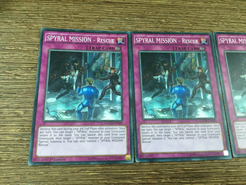MACR-EN089 x3 SPYRAL - MISSION - RESCUE1st EDITION COMMON CARDS YUGIOH (back)