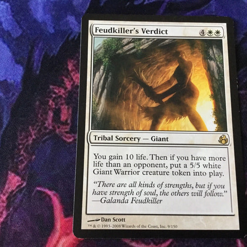 Feudkiller's Verdict - Morningtide Excellent Magic MTG