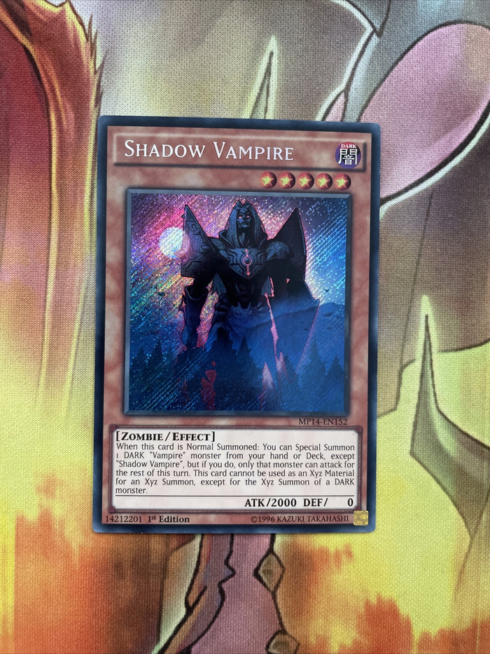 MP14-EN152 Yugioh! - Shadow Vampire - Secret- 1st Ed