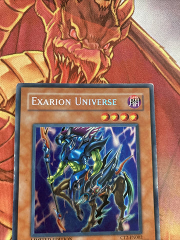 CT2 EN002 Exarion Universe Secret Rare Limited Edition Yugioh LP/MP (back)