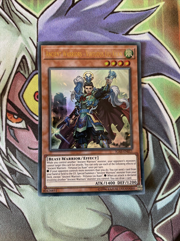 IGAS-EN011 Ancient Warriors - Virtous Lui Xuan Ultra Rare UNL Edition NM YuGiOh