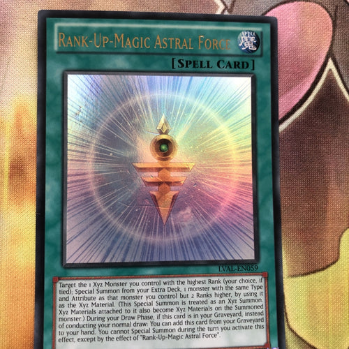 LVAL-EN059 Rank-Up-Magic Astral Force Ultra Rare UNL Edition Mint YuGiOh Card