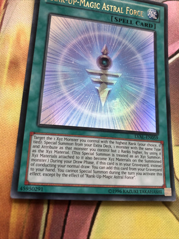 LVAL-EN059 Rank-Up-Magic Astral Force Ultra Rare UNL Edition Mint YuGiOh Card (back)