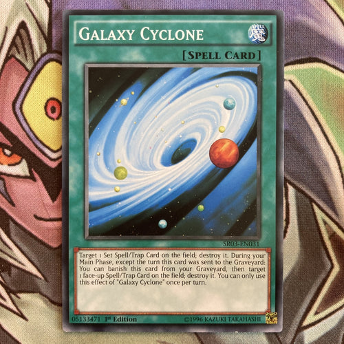SR03-EN031 Galaxy Cyclone Common 1st Edition NM Yugioh Card