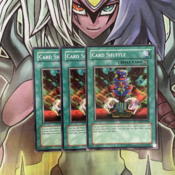 DR1-EN028 x3 Card Shuffle Common Excellent Condition Yugioh
