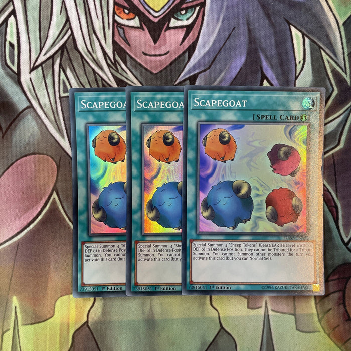 DASA-EN052 x3 Scapegoat Super Rare Excellent Condition Yugioh