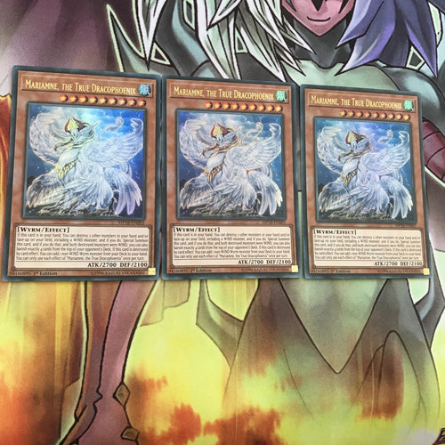MP18-EN005 Yu-Gi-Oh 3x Ultra Rare Mariamne, The True Dracophoenix 1st Ed YUGIOH