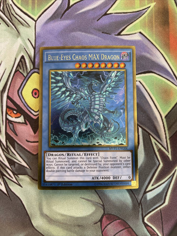 MVP1-ENG04 Blue-Eyes Chaos Max Gold Rare 1st Edition NM Yugioh Card