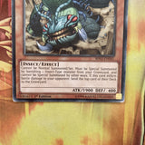 BP03-EN041 YUGIOH Aztekipede, The Worm Warrior Rare 1st ed played conditi