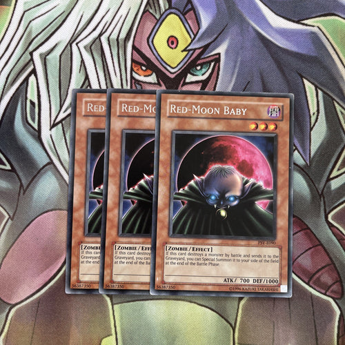PSV-E090 x3 Red-Moon Baby Rare Excellent Condition Yugioh