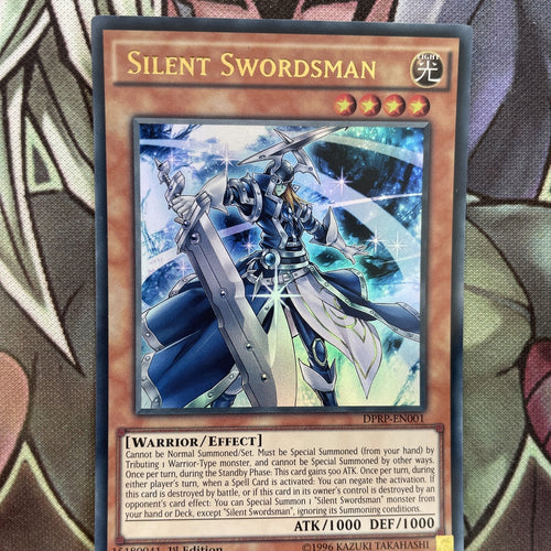 DPRP-EN001 Silent Swordsman Ultra Rare 1st Edition NM Yugioh Card