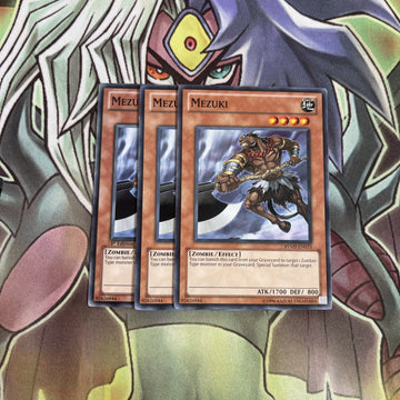 RYMP-EN073 x3 Mezuki Common Excellent Conditon Yugioh