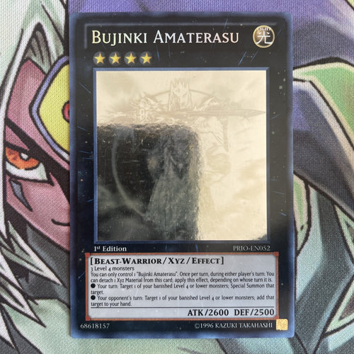 PRIO-EN052 Bujinki Amaterasu Ghost Rare 1st Edition NM Yugioh Card