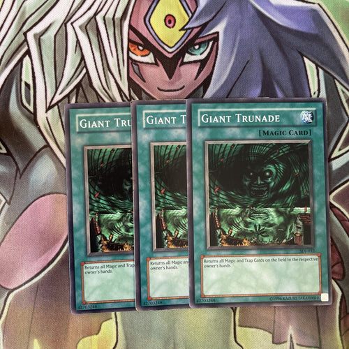 SDJ-032 x3 Giant Trunade Common Excellent Condition Yugioh