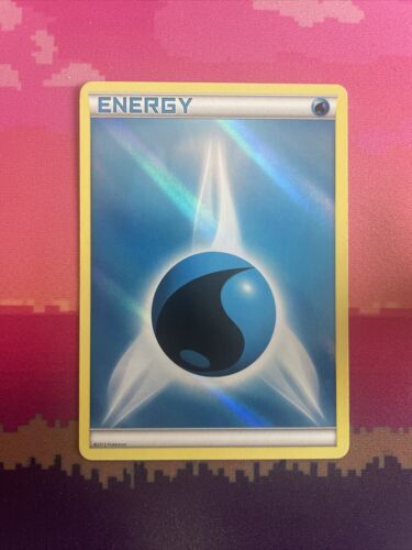 Pokemon Card Water Energy Reverse Holo 2013 Near Mint