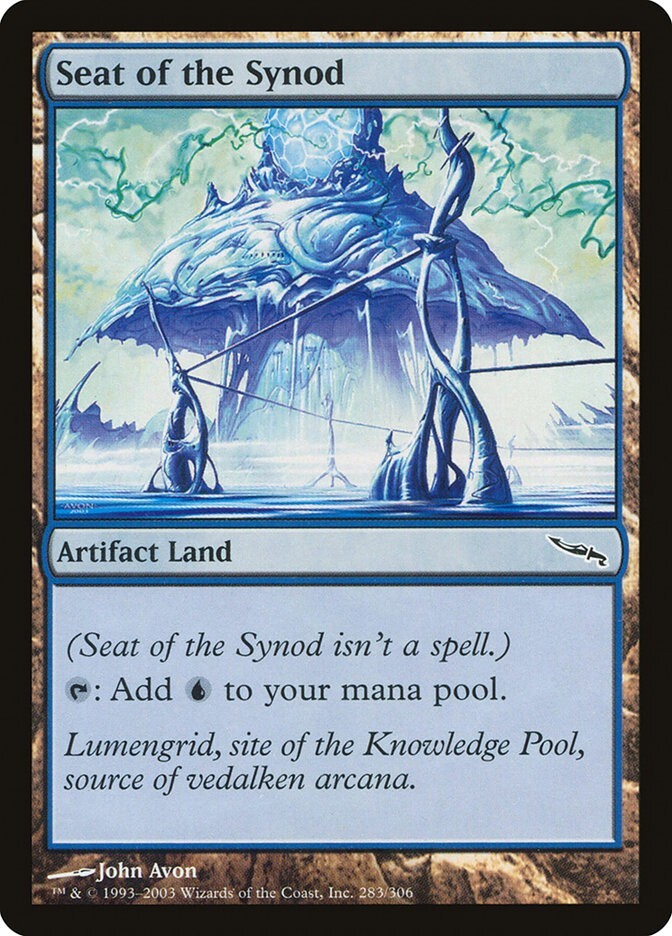 Seat Of The Synod - Mirrodin Excellent Magic MTG