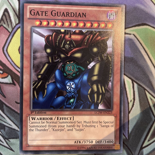 LCJW-EN223 Gate Guardian Common 1st Edition NM Yugioh Card