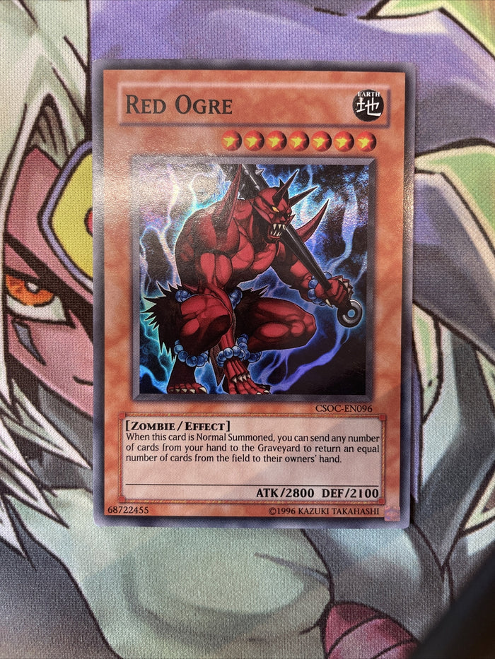 CSOC-EN096 Red Ogre Super Rare Unlimited Edition NM Yugioh Card