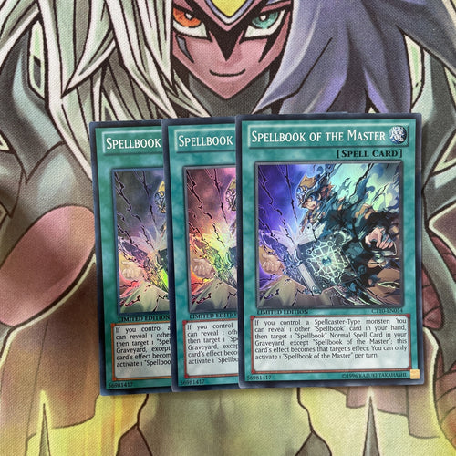 CT10-EN014 x3 Spellbook of the Master Super Rare Excellent Condition Yugioh