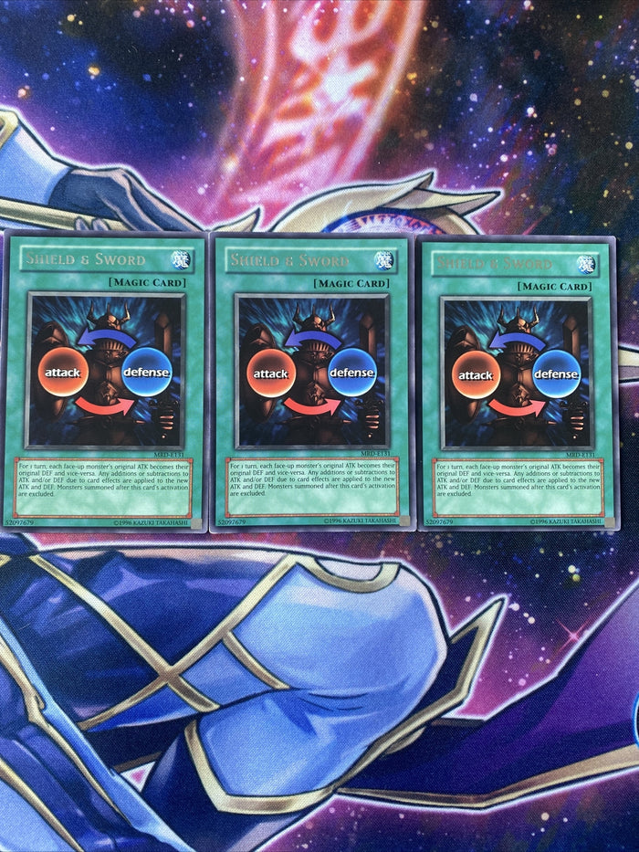 MRD-E131 x3 Shield & Sword Yugioh Playset