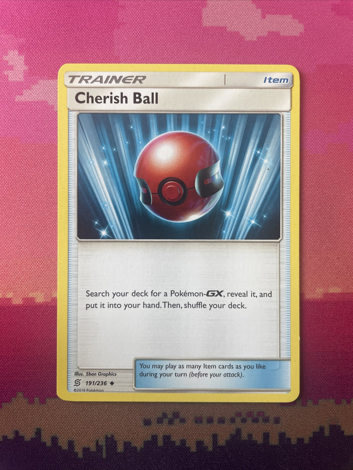 Pokemon Card Cherish Ball Unified Minds Uncommon 191/236 NM