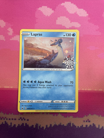 Pokemon Card Lapras Advent Calendar Holo 048/202 NM