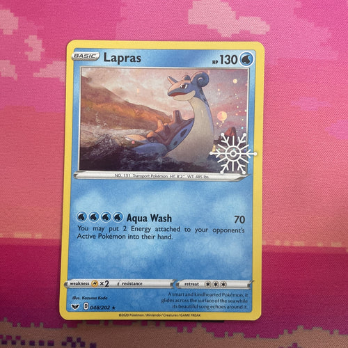 Pokemon Card Lapras Advent Calendar Holo 048/202 NM