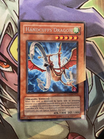 TDGS-EN013 Handcuffs Dragon Rare Unlimited Edition NM Yugioh Card