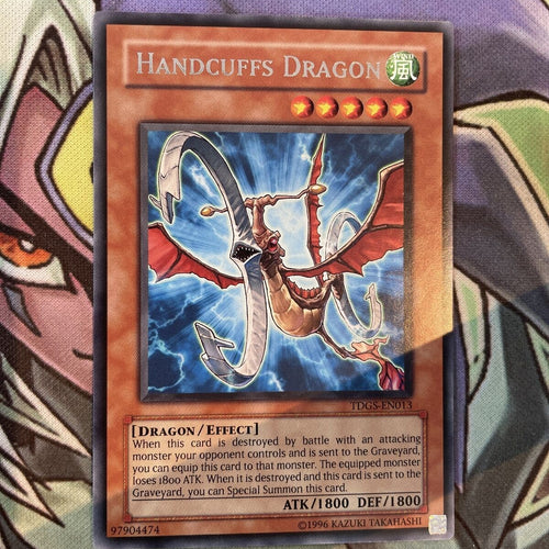 TDGS-EN013 Handcuffs Dragon Rare Unlimited Edition NM Yugioh Card