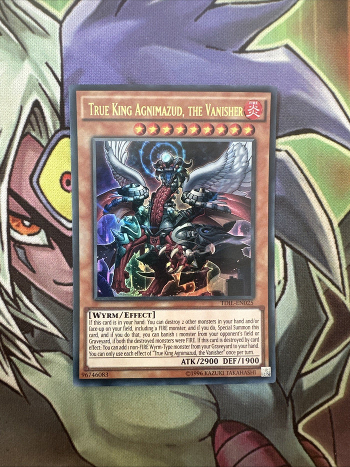 TDIL-EN025 True King Agnimzaud, The Vanisher Ultra Rare Unl Edition NM Yugioh