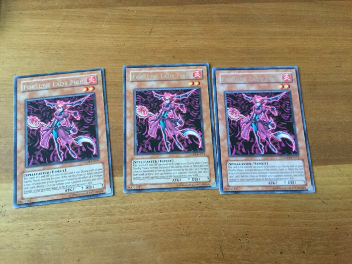 ANPR-EN011 X3 Fortune Lady Fire PLAYSET RARE (NM) Yugioh