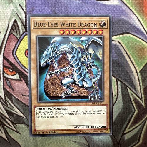 SS02-ENA01 Blue-Eyes White Dragon Common 1st Edition NM Yugioh Card