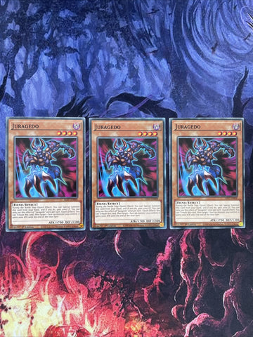 LED7-EN009 3x Yugioh Juragedo Common Unlimited NEW