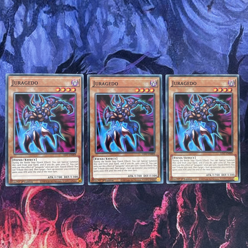 LED7-EN009 3x Yugioh Juragedo Common Unlimited NEW