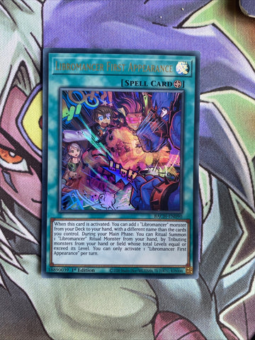 BACH-EN090 Libromancer First Appearance Ultra Rare 1st Edition NM Yugioh Card