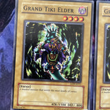 LON-E011 x3 Grand Tiki Elder VG Yugioh Card