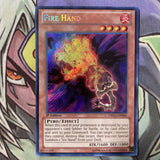 DRLG-EN046 Fire Hand Secret Rare 1st Edition NM Yugioh Card