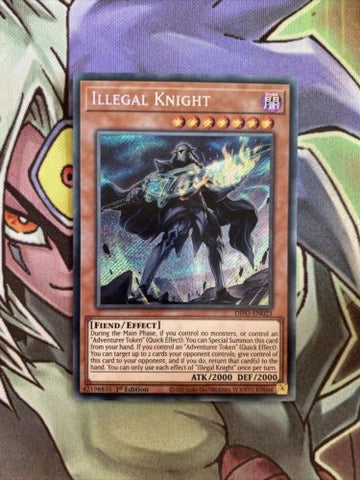 DIFO-EN023 Illegal Knight Secret Rare 1st Edition NM Yugioh Card