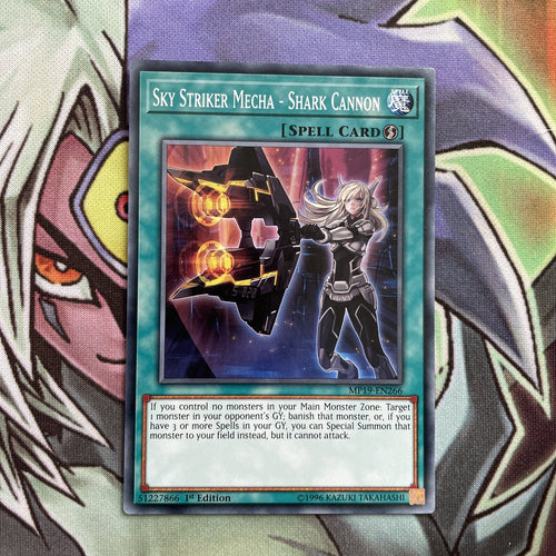 MP19-EN266 Sky Striker Mecha - Shark Cannon 1st Edition NM Yugioh Card