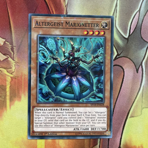 SP18-EN028 Altergeist Marionettee - 1st Edition Starfoil Yugioh NM